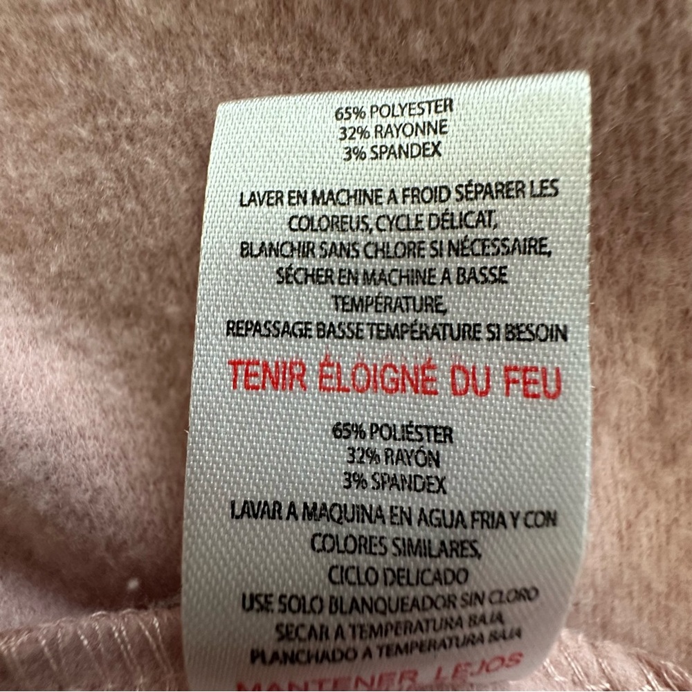 Rae Dunn Women's L Blush Pink Longs Sleeves Scoop Neck "Weekend" Sweatshirt Top - Picture 15 of 16